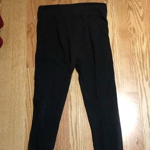 Two women’s leggings size small warm on the inside